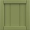 Ekena Millwork 12"W x 12"H True Fit PVC Framed Board-n-Batten Shutters Sample, Moss Green SAMPLE-TFPBFMG - alternate 1
